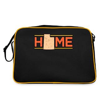 Utah house gift - Retro Bag - black/gold - Back
