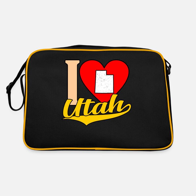 Ich Liebe Utah-geschenk Retro Tasche