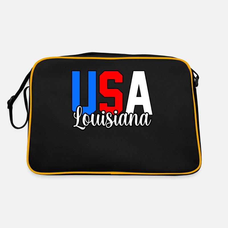 Usa louisiana gift Retro Bag