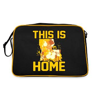 Accueil Louisiane Cadeau - Sac Retro - noir/or - Dos