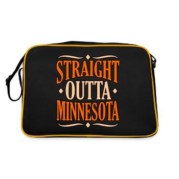 Direct Gift From Minnesota - Retro Bag - black/gold - Back