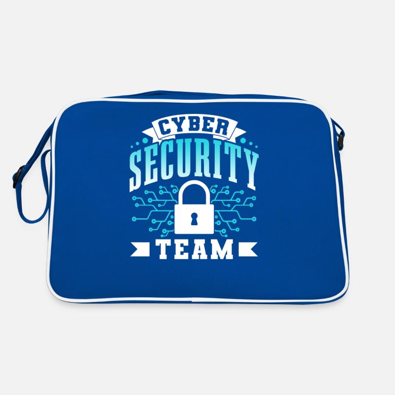 Cybersecurity Team Hacking IT Sicherheit Hacker Retro Tasche