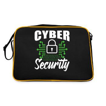 Cybersecurity Hacker Hacking IT Security Hack - Retro Bag - black/gold - Back