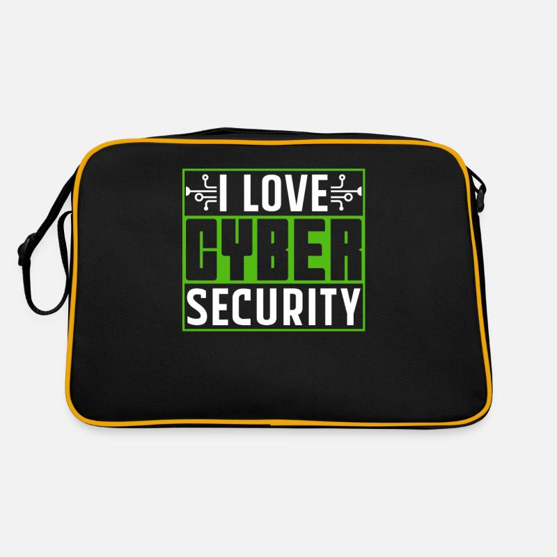 J’adore Cybersecurity Hack IT Security Hacker Sac Retro