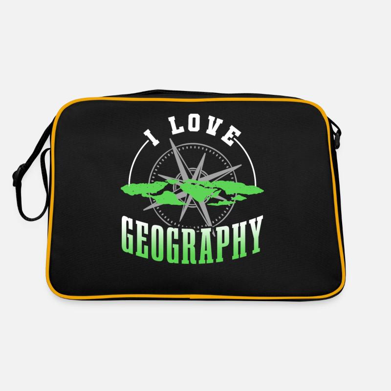 Ich Liebe Geografie Beruf Geograph Geographie Retro Tasche