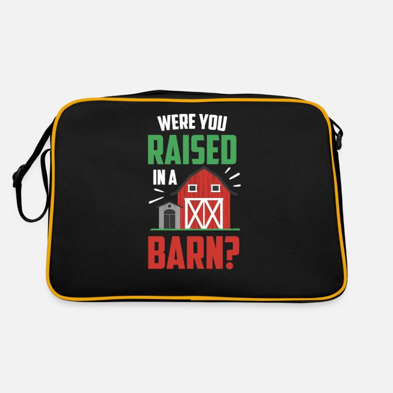 Bist Du In Einer Scheune Aufgewachsen? Papi Papa Retro Tasche