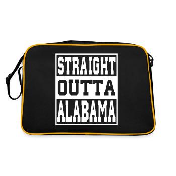 Alabama Saying Funny Alabama Gift - Retro Bag - black/gold - Back