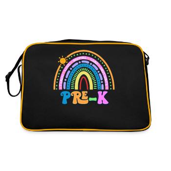 Arc-en-ciel Pré K - Sac Retro - noir/or - Dos