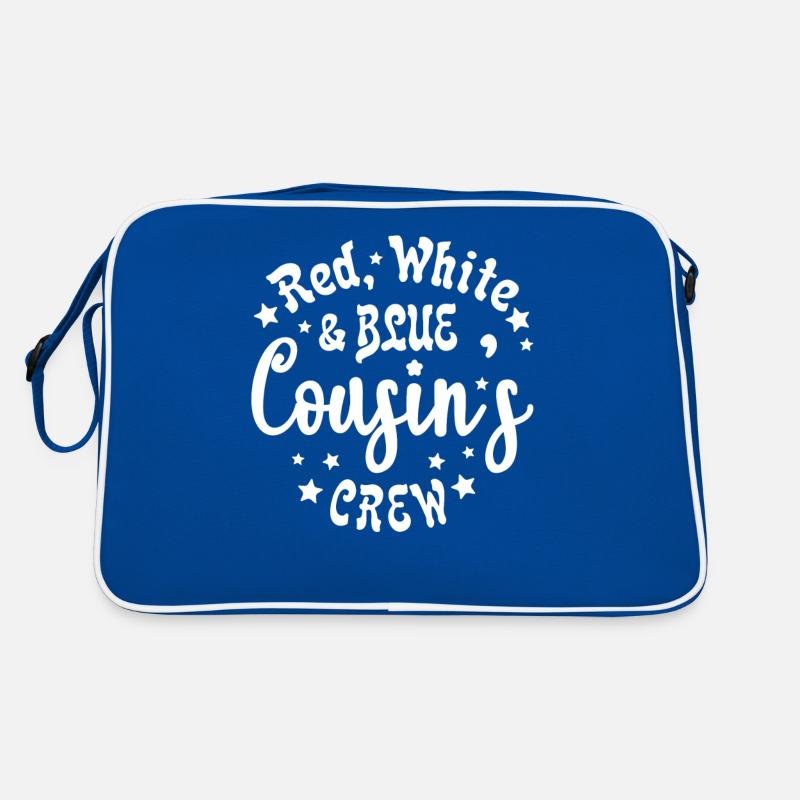 Red White Blue Cousins Crew Retro Bag