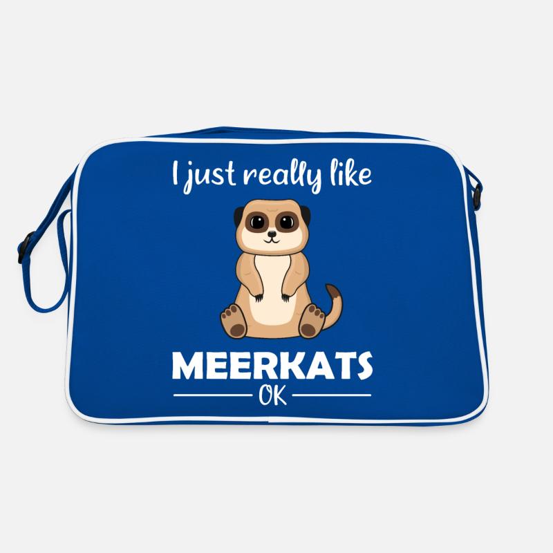 Erdmännchen Liebhaber Lustiger Spruch Geschenk Retro Tasche