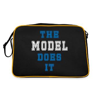 The Model does it Model Gift - Retro Bag - black/gold - Back