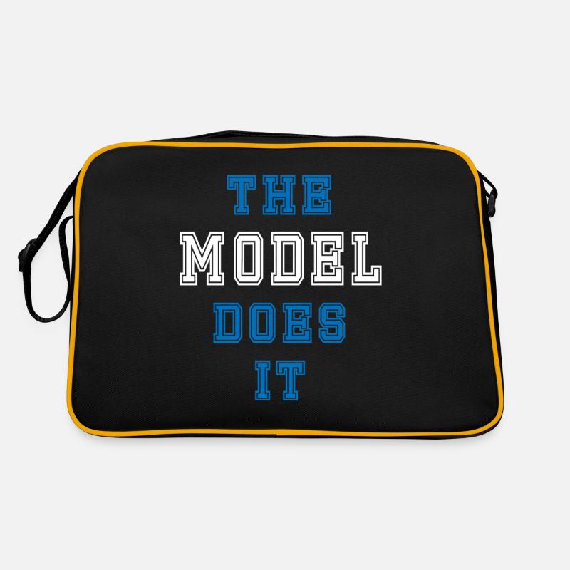 The Model does it Model Geschenk Retro Tasche