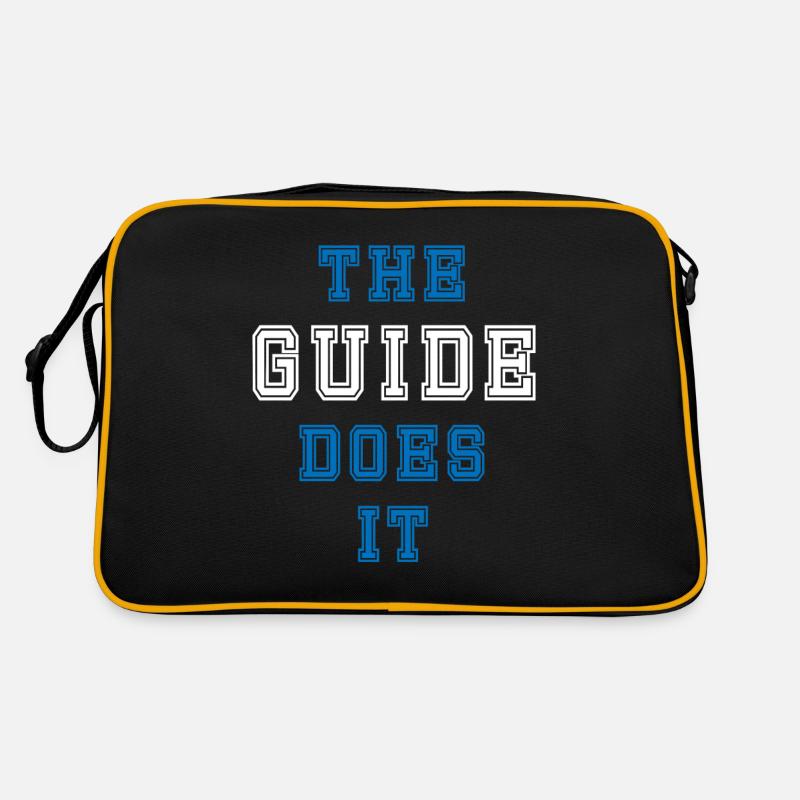 The Guide does it Guide Geschenk Retro Tasche