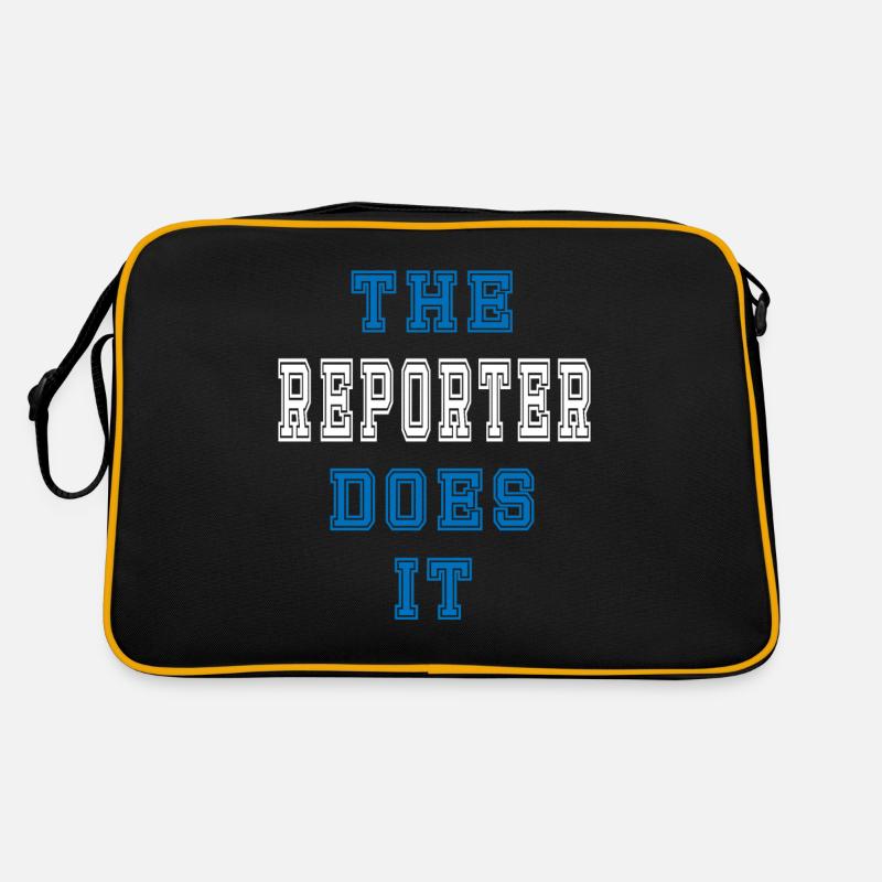 The Reporter does it Reporter Geschenk Retro Tasche
