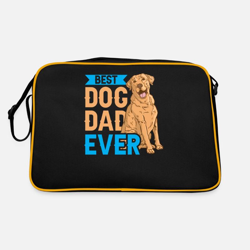 Bester Hundepapa Aller Zeiten Hund Papi Vater Retro Tasche