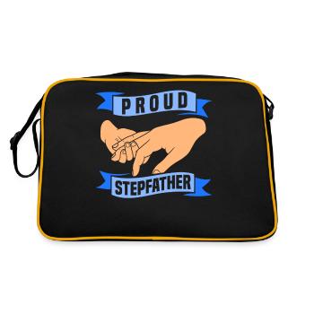 Fier beau-père Beau-père Beau-père Fête des pères - Sac Retro - noir/or - Dos