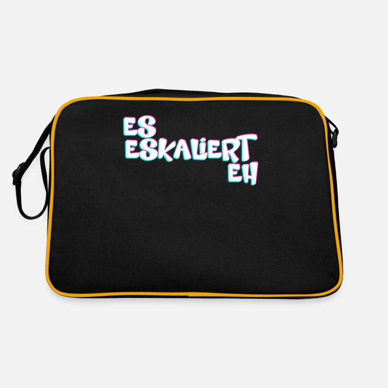 Es Eskaliert Eh Techno Rave Retro Tasche