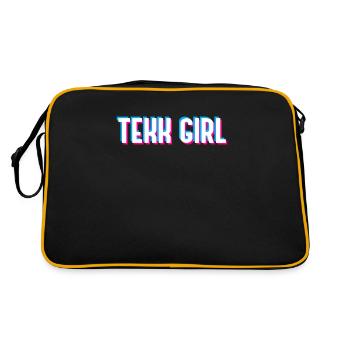 Tekk Girl Techno Femmes - Sac Retro - noir/or - Dos