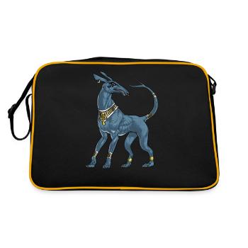 Ensemble de divinité de la mythologie égyptienne - Sac Retro - noir/or - Dos