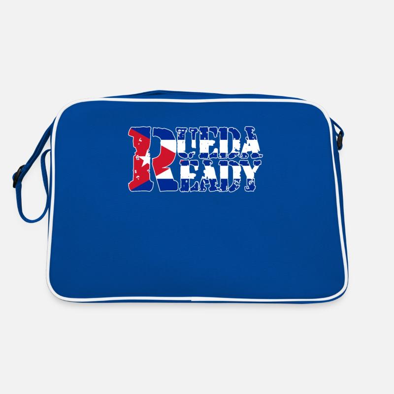 Salsa Rueda de Casino Kuba Flagge Rueda Ready Retro Tasche