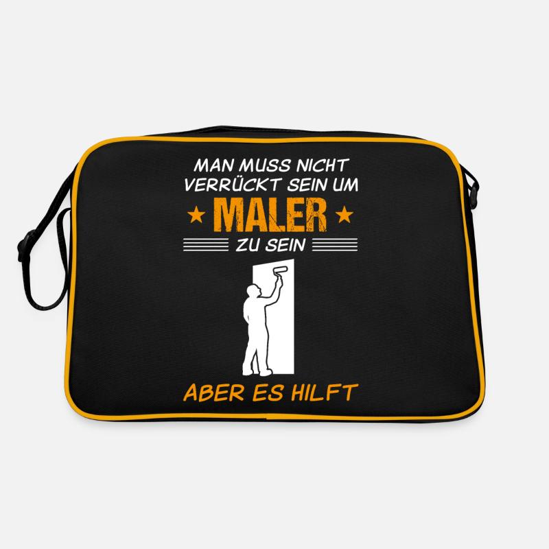 Maler Lackierer Lustiger Spruch Geschenk Retro Tasche
