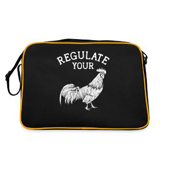 Regulate Your - animal - Retro Bag - black/gold - Back