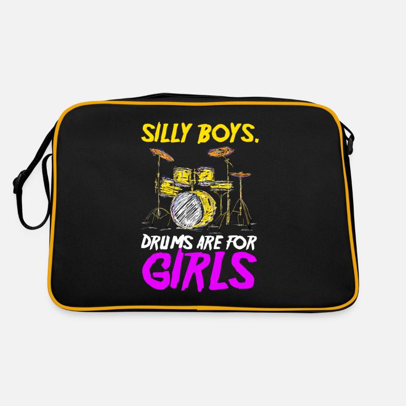 Cadeau de batteur de batterie Sac Retro
