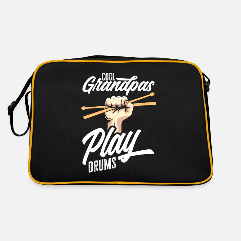 Cadeau de batteur de batterie Sac Retro