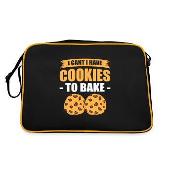 Cuisson de gâteaux Boulangerie Pain Cuisson du beurre Boulanger - Sac Retro - noir/or - Dos