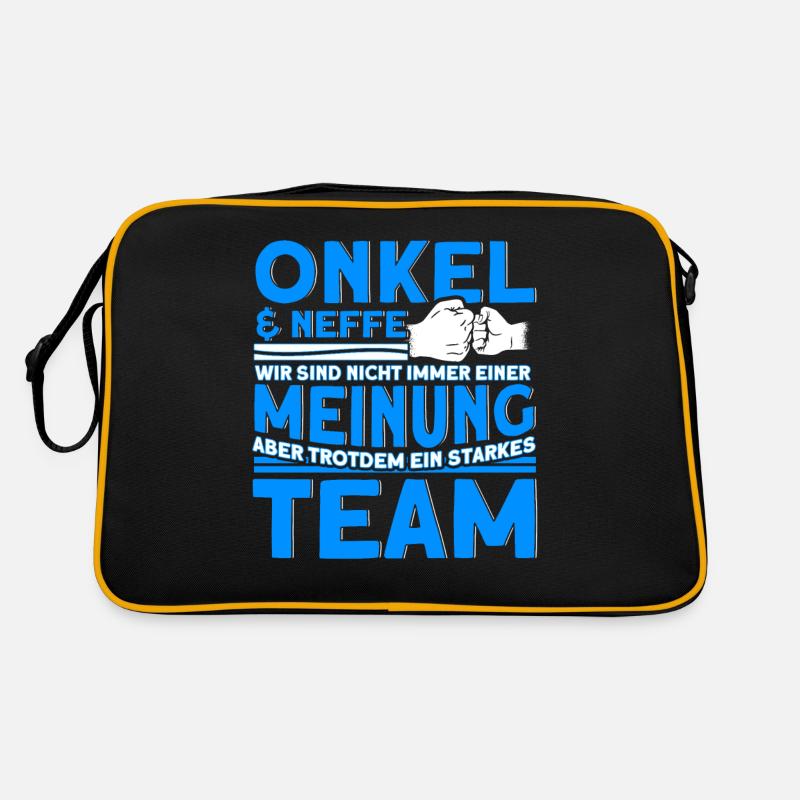 Onkel & Neffe Ein Starkes Team Onkel Retro Tasche