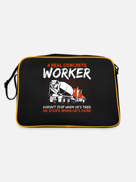 Il s’arrête quand il a fini de piloter le mélangeur - Sac Retro - noir/or - Dos