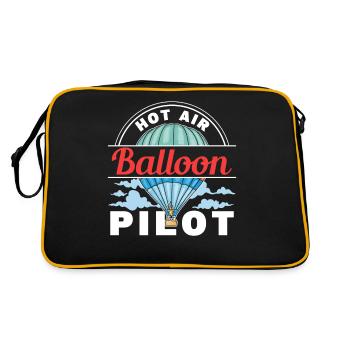 Vol en montgolfière Pilote en montgolfière - Sac Retro - noir/or - Dos