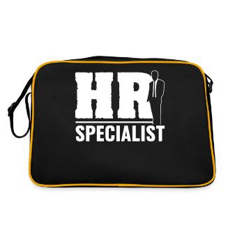 Spécialiste rh Ressources humaines Personnel - Sac Retro - noir/or - Dos