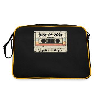 Best of 2021 Cassette - Retro Bag - black/gold - Back