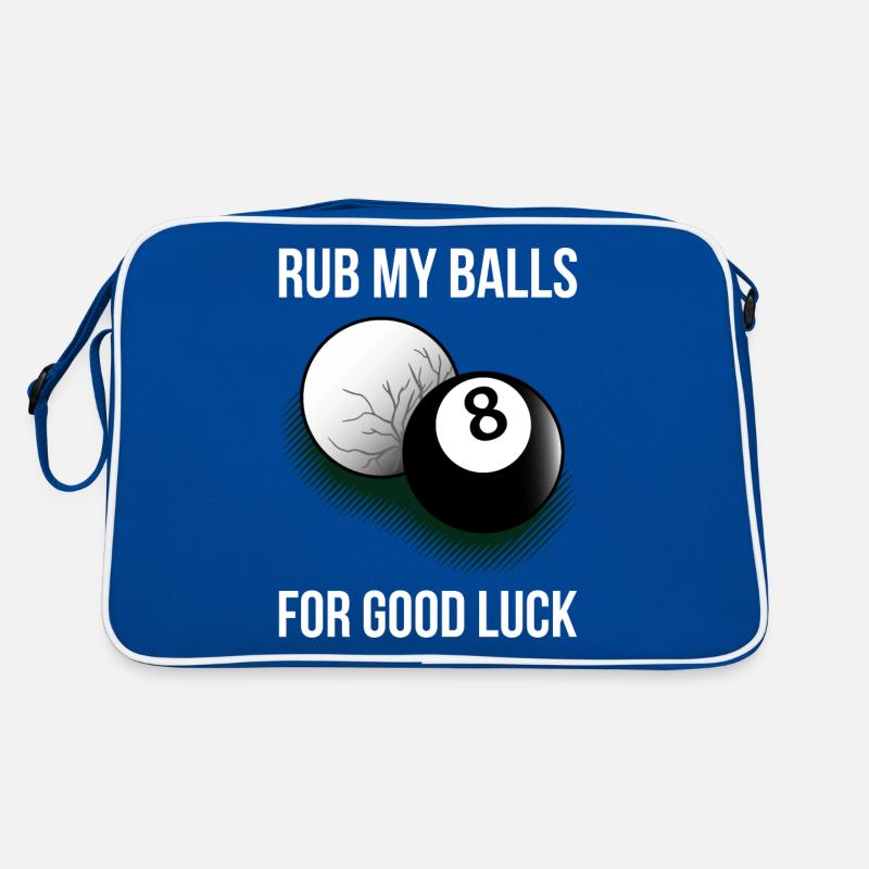 Frottez mes boules pour un cadeau de billard good luck Sac Retro