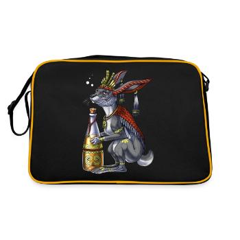 Aztec Creature Centzon - Retro Bag - black/gold - Back