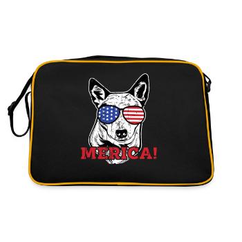 Merica! - talonneur - Sac Retro - noir/or - Dos