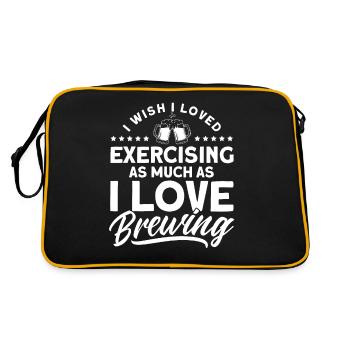 I love brow brewers - Retro Bag - black/gold - Back