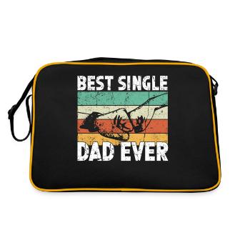 Meilleur père célibataire de tous les temps - Sac Retro - noir/or - Dos