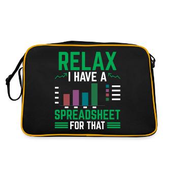 I have a spreadsheet for accountant table - Retro Bag - black/gold - Back