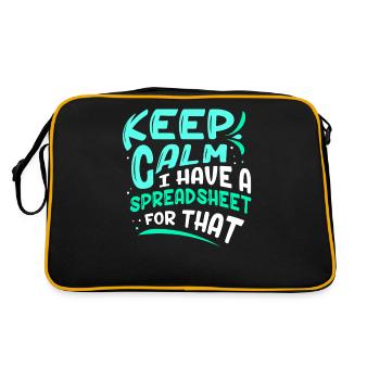 I have a spreadsheet for table accountant - Retro Bag - black/gold - Back