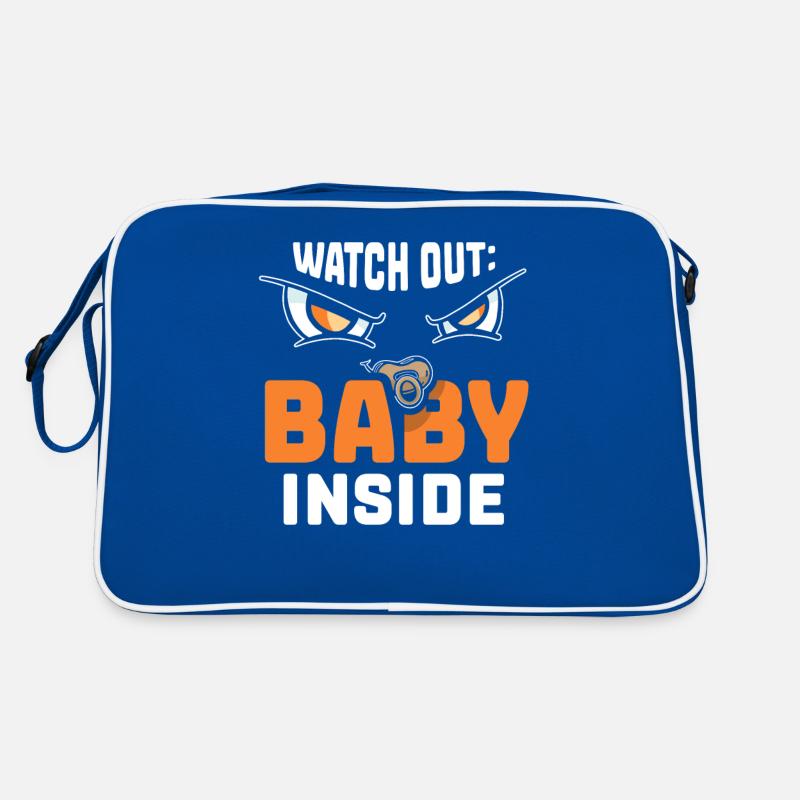 Attention Bébé à l’intérieur Grossesse enceinte Doux Sac Retro