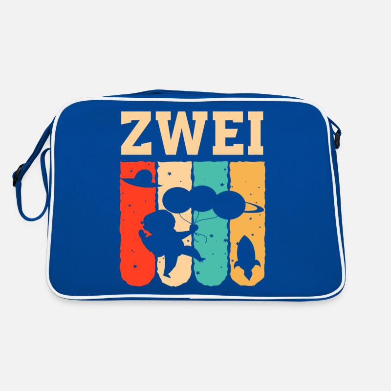 Cadeau astronaute 2e anniversaire Space Boy Sac Retro