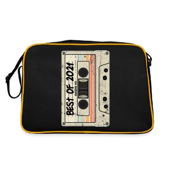 Best of 2021 Cassette - Retro Bag - black/gold - Back