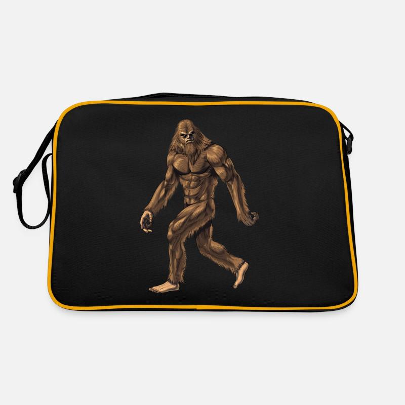 Cryptid Creature Bigfoot Retro Bag