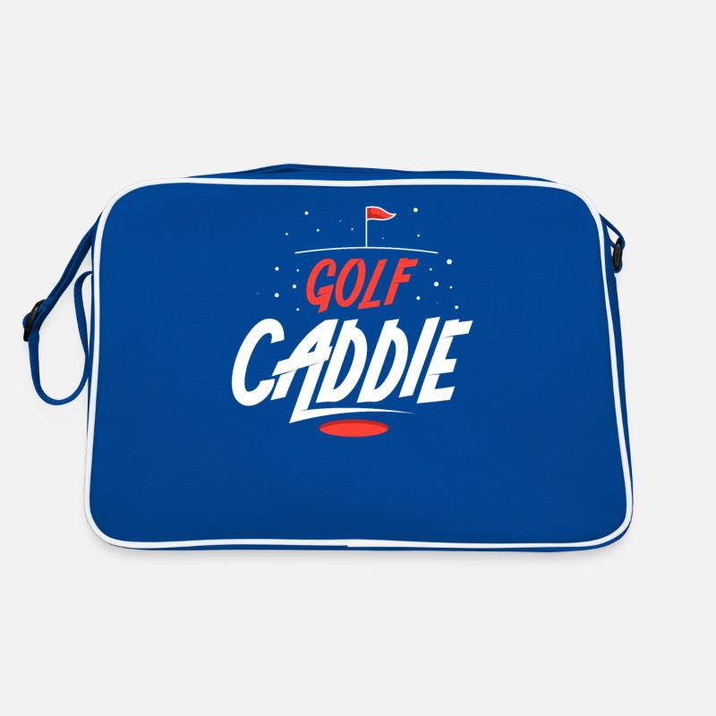 Golf Caddie Beruf Golfer Golfen Retro Tasche