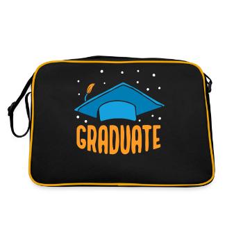 Graduate Graduation Party Graduate Graduate - Retro Bag - black/gold - Back