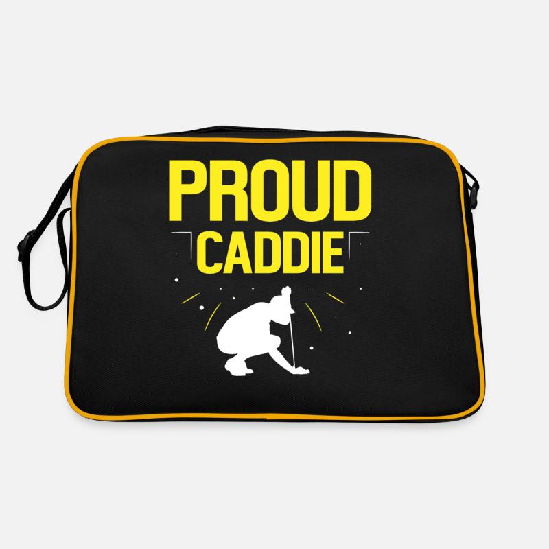 Stolzer Caddie Golfer Golf Beruf Golfen Retro Tasche