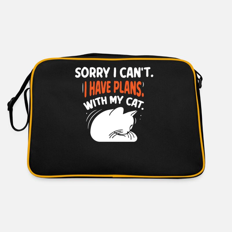 Malheureusement, je ne peux pas avoir de plans avec mon chat Sac Retro