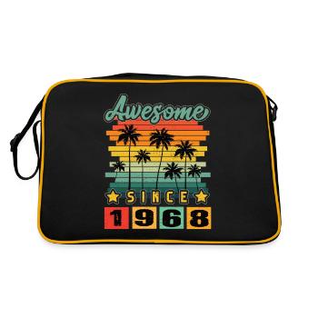 Awesome Since 1969 - Retro Bag - black/gold - Back